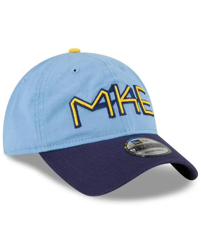 New Era Powder Blue Milwaukee Brewers 2022 City Connect 9FIFTY Snapback Adjustable Hat