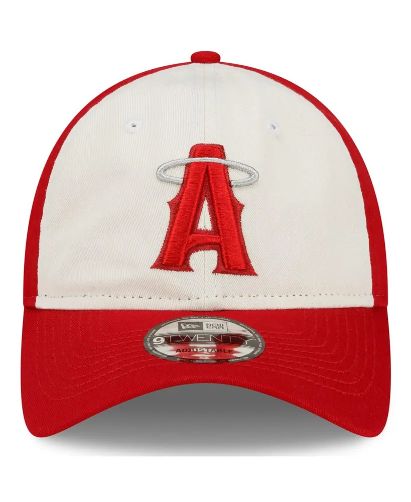 Men's New Era Red Los Angeles Angels City Connect 9TWENTY Adjustable Hat