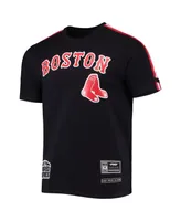 Men's Pro Standard Navy, Red Boston Red Sox Taping T-shirt