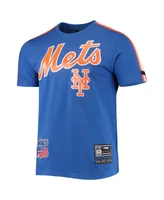 Men's Pro Standard Royal, Orange New York Mets Taping T-shirt