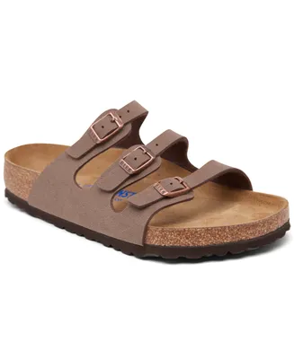 Birkenstock Women's Florida Birko-Flor Nubuck Soft Footbed Sandals from Finish Line