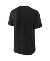 Men's Nfl x Darius Rucker Collection by Fanatics Black Pittsburgh Steelers Slub Henley T-shirt