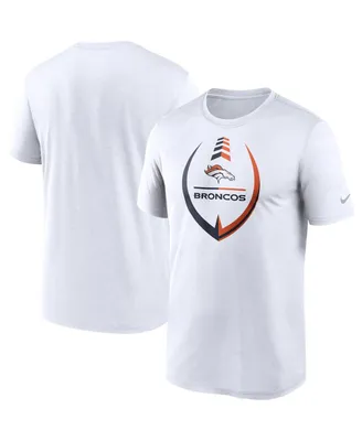 Men's Nike White Denver Broncos Icon Legend Performance T-shirt
