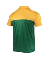 Men's Foco Gold, Green Green Bay Packers Retro Colorblock Polo Shirt