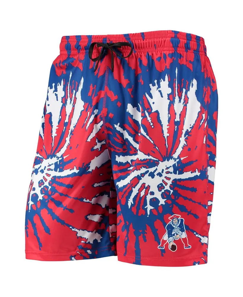 Men's Foco Red New England Patriots Retro Static Mesh Lounge Shorts