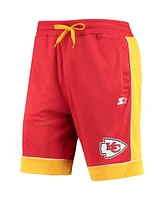 Men's Starter Red, Gold Kansas City Chiefs Fan Favorite Fashion Shorts