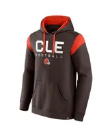 Men's Fanatics Brown Cleveland Browns Call The Shot Pullover Hoodie