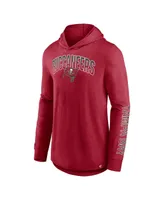 Men's Fanatics Red Tampa Bay Buccaneers Front Runner Pullover Hoodie