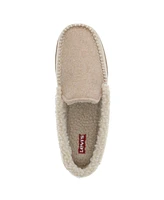 Levi's Men's Roger Memory Foam Sherpa Venetian Slippers