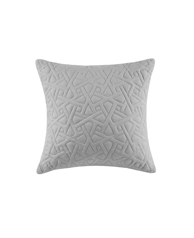 N Natori Origami Quilted Decorative Pillow, 18" x 18"