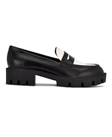 Nine West Women's Maibel Lug Sole Penny Loafers