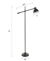 StyleCraft Steel Floor Lamp