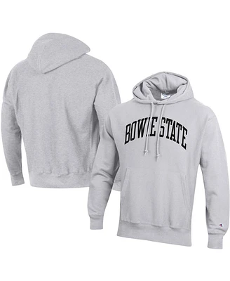 Men's Champion Gray Bowie State Bulldogs Tall Arch Pullover Hoodie