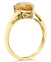 Macy's Citrine (2-3/4 ct. t.w.) Ring 14K Yellow Gold