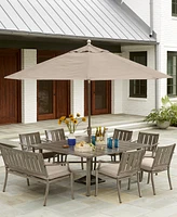 Closeout! Wayland Outdoor 11' Umbrella and Base, Created for Macy's