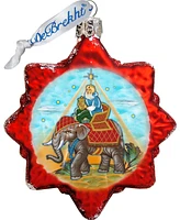 Designocracy 3 Kings Mercury Holiday Ornaments, Set of 3