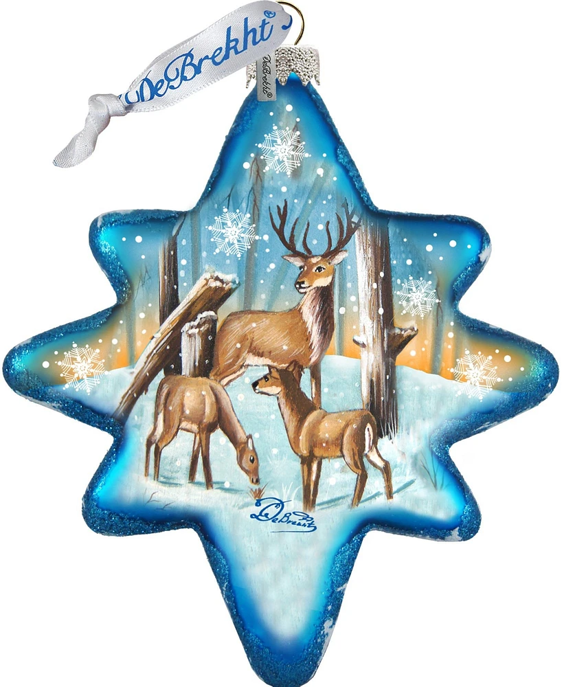 G.DeBrekht Reindeer North Star Holiday Ornament