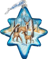 G.DeBrekht Reindeer North Star Holiday Ornament