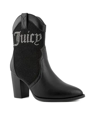Juicy Couture Women's Tamra Embellished Western Boots