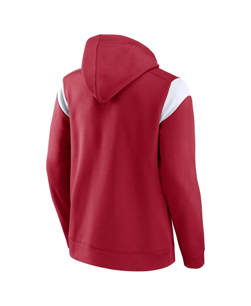 Men's Fanatics Crimson Oklahoma Sooners Game Over Pullover Hoodie