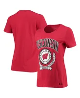 Women's Under Armour Red Wisconsin Badgers T-shirt