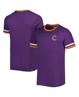 Men's '47 Purple Clemson Tigers Otis Ringer T-shirt