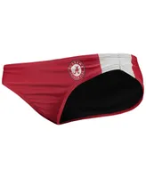 Women's Foco Crimson Alabama Tide Wordmark Bikini Bottom