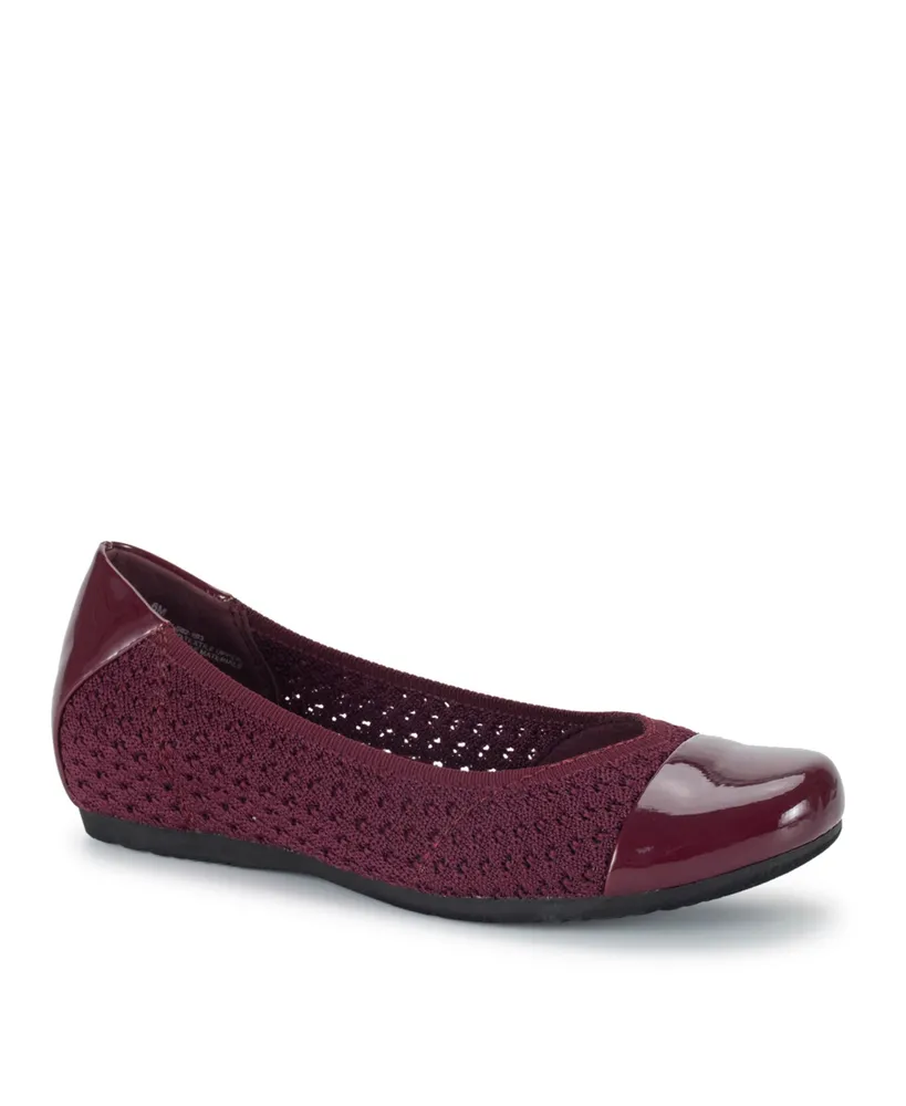 Baretraps Women's Mia Cap Toe Ballet Flats