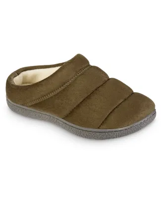 Isotoner Signature Women's Microsuede Puffer Comfort Hoodback Slippers