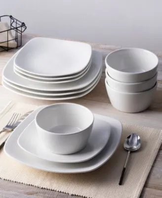 Noritake Colorscapes Swirl Square Dinnerware Collection