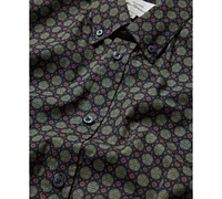 Ben Sherman Men's Foulard-Print Long-Sleeve Shirt