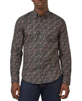 Ben Sherman Men's Multi-Colored British Floral-Print Shirt