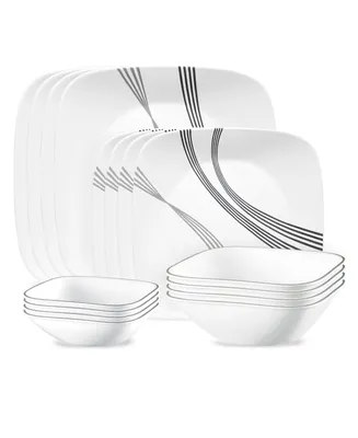 Corelle Urban Arc 16 Pc. Dinnerware Set, Service for 4