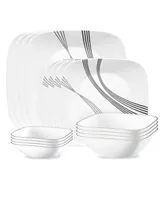 Corelle Urban Arc 16 Pc. Dinnerware Set, Service for 4