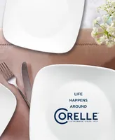 Corelle Vivid White 16 Piece Dinnerware Set, Service for 4