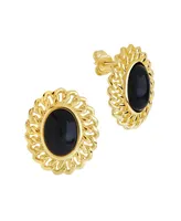 Sterling Forever Ainsley Stud Earring - Gold