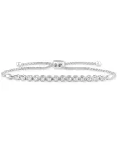 Forever Grown Diamonds Lab-Created Diamond Bolo Bracelet (1/4 ct. t.w.) in Sterling Silver