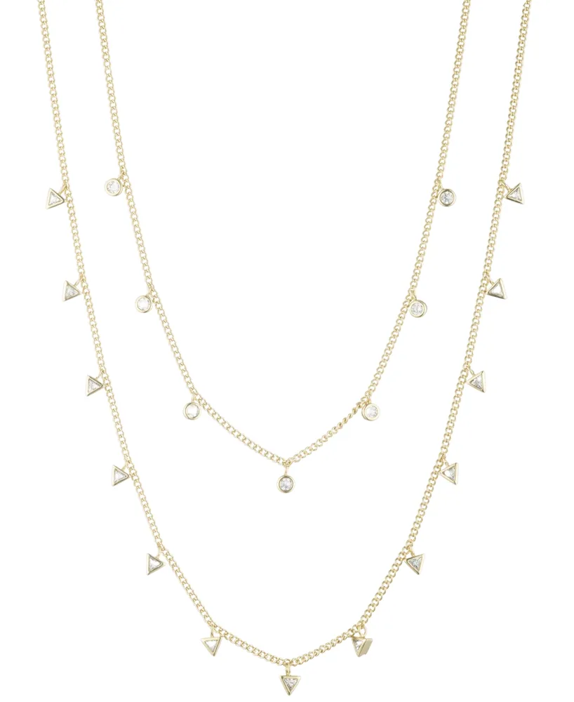 Bonheur Jewelry Marguerite Multi Strand Crystal Necklace