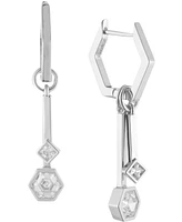 Bonheur Jewelry Kieran Small Hoop Drop Earrings