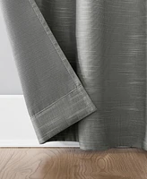 Textured Linen Blend Total Blackout Grommet Top Curtain