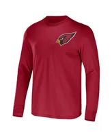 Men's Nfl x Darius Rucker Collection by Fanatics Cardinal Arizona Cardinals Team Long Sleeve T-shirt