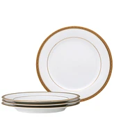 Noritake Charlotta Gold Set of 4 Salad Plates, Service For 4
