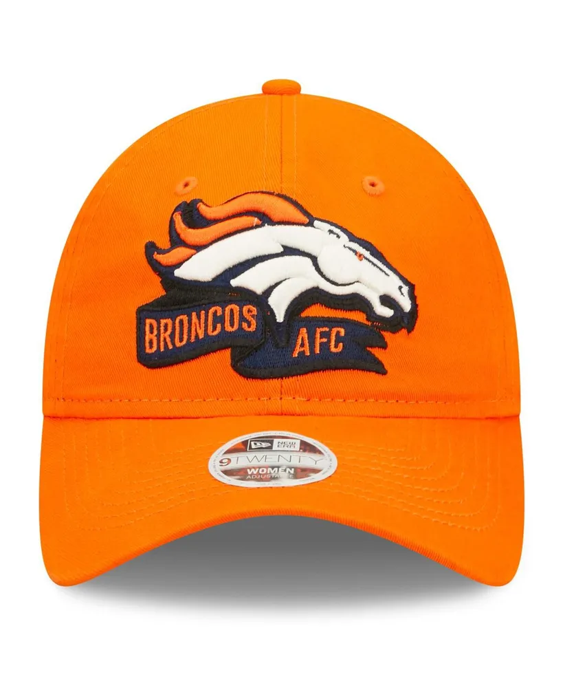 Women's New Era Orange Denver Broncos 2022 Sideline Adjustable 9TWENTY Hat