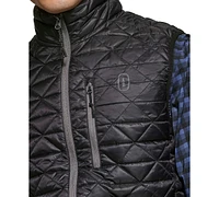 Bass Outdoor Men's Delta Diamond Quilted Packable Puffer Vest