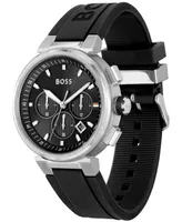 Hugo Boss Men's One Silicone Strap Watch