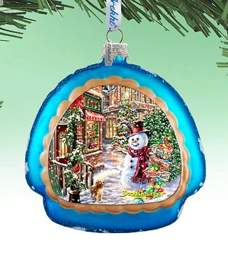 G.DeBrekht Christmas Lane Snowflake Holiday Ornament