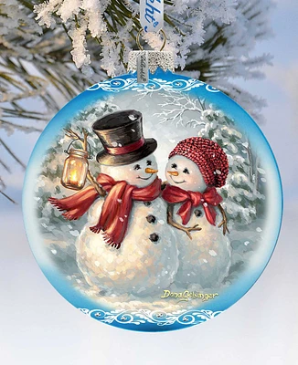 G.DeBrekht Snow Much In Love Holiday Ornament