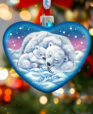 G.DeBrekht Motherly Love Bears Holiday Ornament