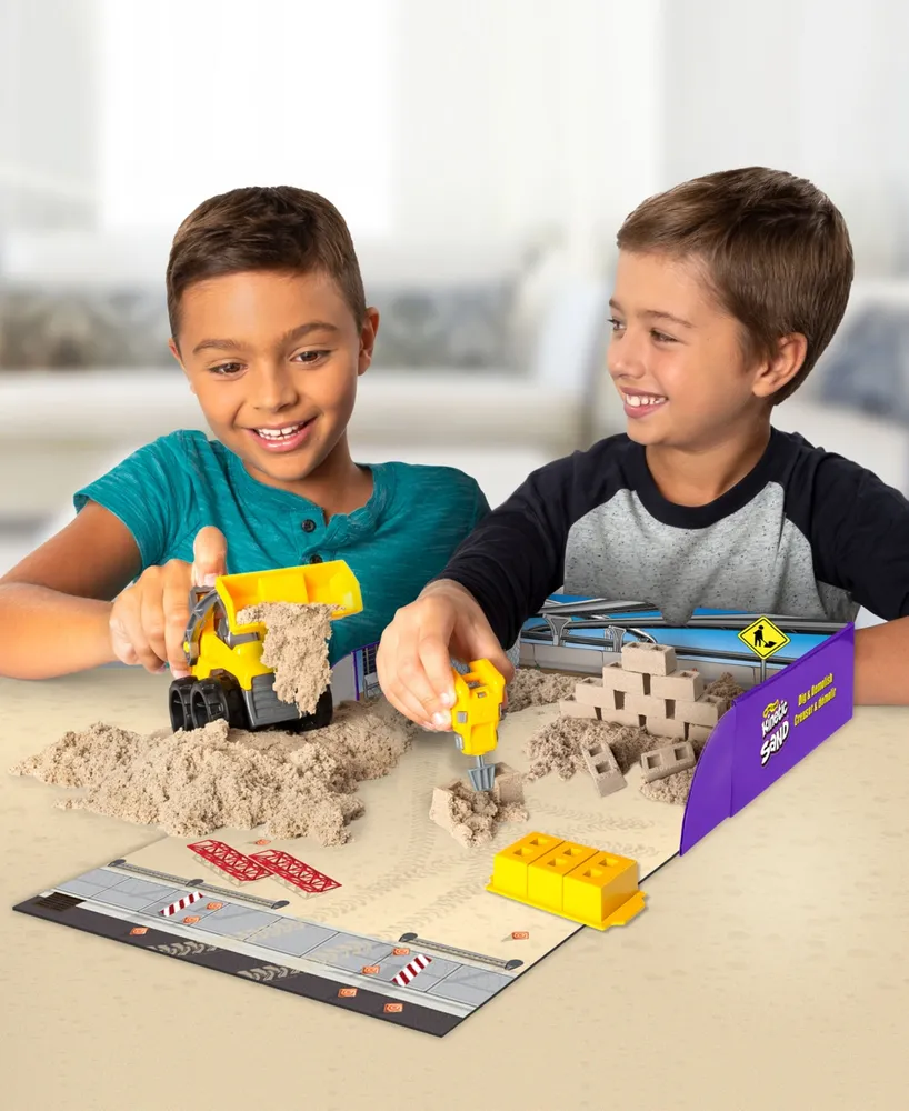 Dig Demolish Playset with 1lb Kinetic Sand and Toy Truck, - Multi