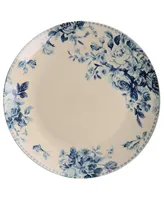 Elama Floral Violet 16 Piece Dinnerware Set, Service for 4